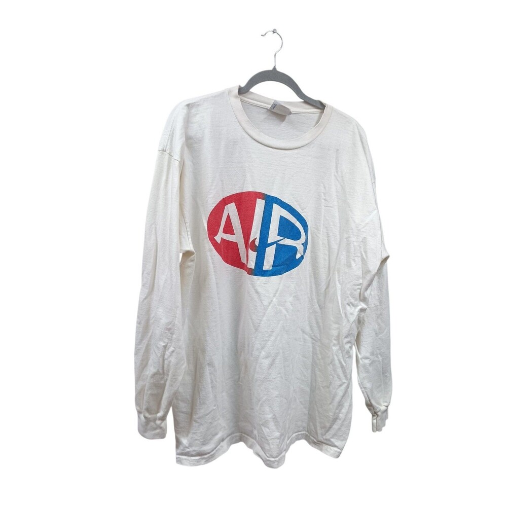 Vintage Reebok White Shirt Size XXL W/ Nike Logo